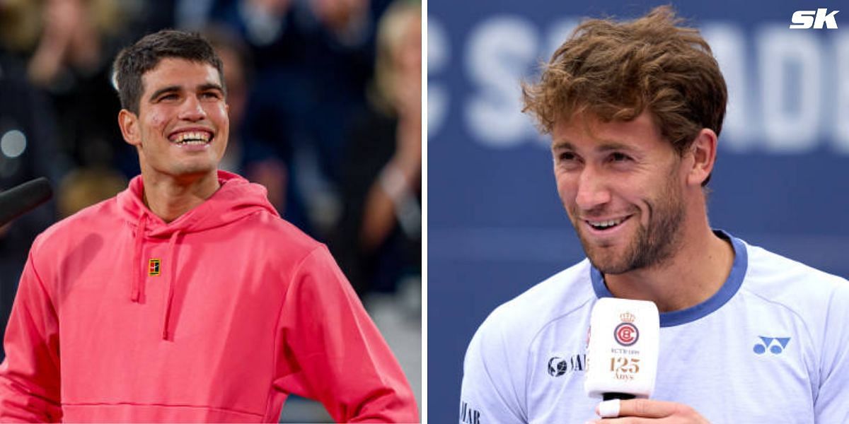 Carlos Alcaraz (L) &amp; Casper Ruud (R) [Image Source: Getty Images]