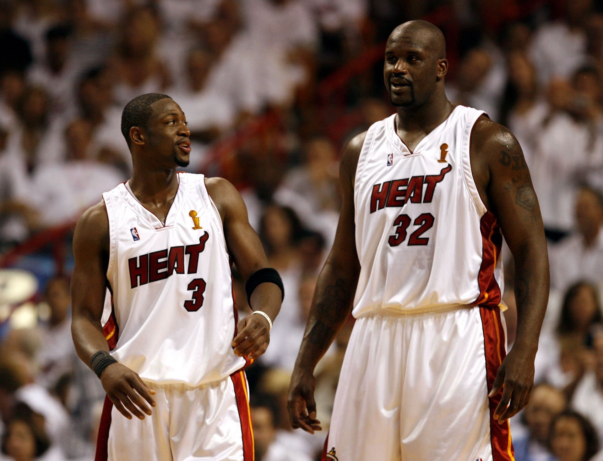 O&#039;Neal (right) at the 2006 Finals (Image via Getty)