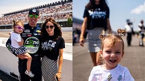 "She's all mama with this pose" - Kyle Busch's wife Samantha shares daughter Lennix's rodeo-ready look