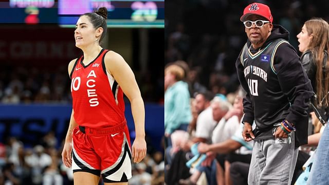 Kelsey Plum and Spike Lee talk trash to each other during Aces-Liberty clash (Photo credits: IMAGN)