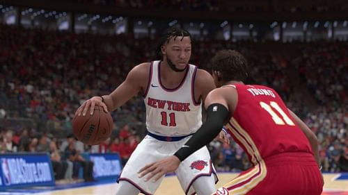 Jalen Brunson receives the highest overall rating for the New York Knicks (Image via 2K Games)