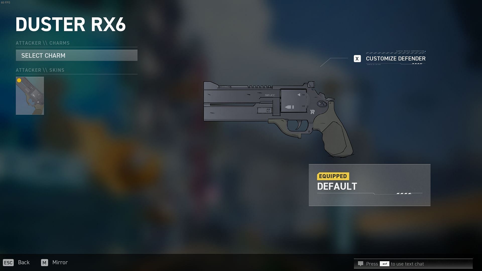 Duster RX6 pistol (Image via Mountaintop Studios)