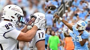 Most points scored in college football game ft. North Carolina