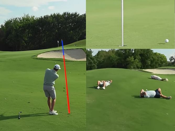 WATCH - Bryson DeChambeau, others' dramatic reactions as the LIV star inch close to Breaking 50