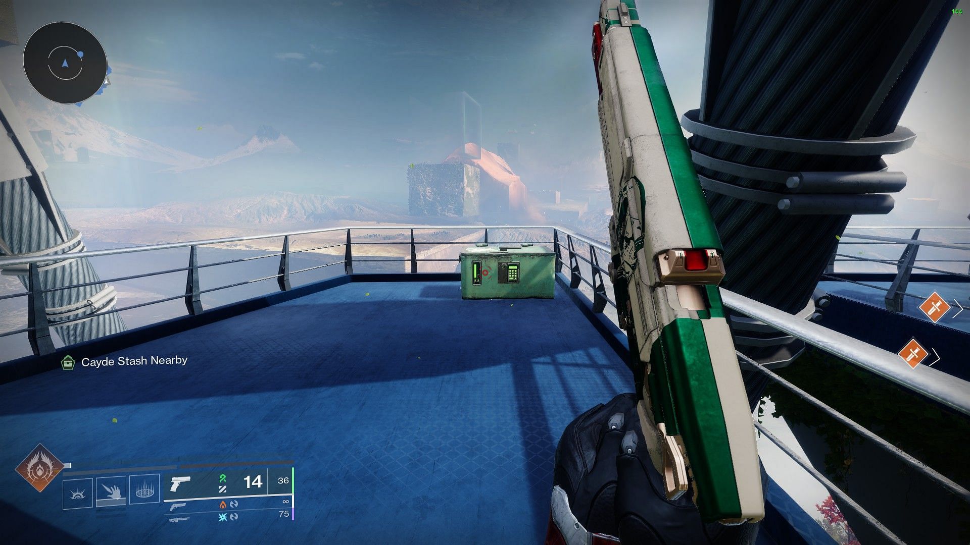 Chest piece near the mission node (Image via Bungie)