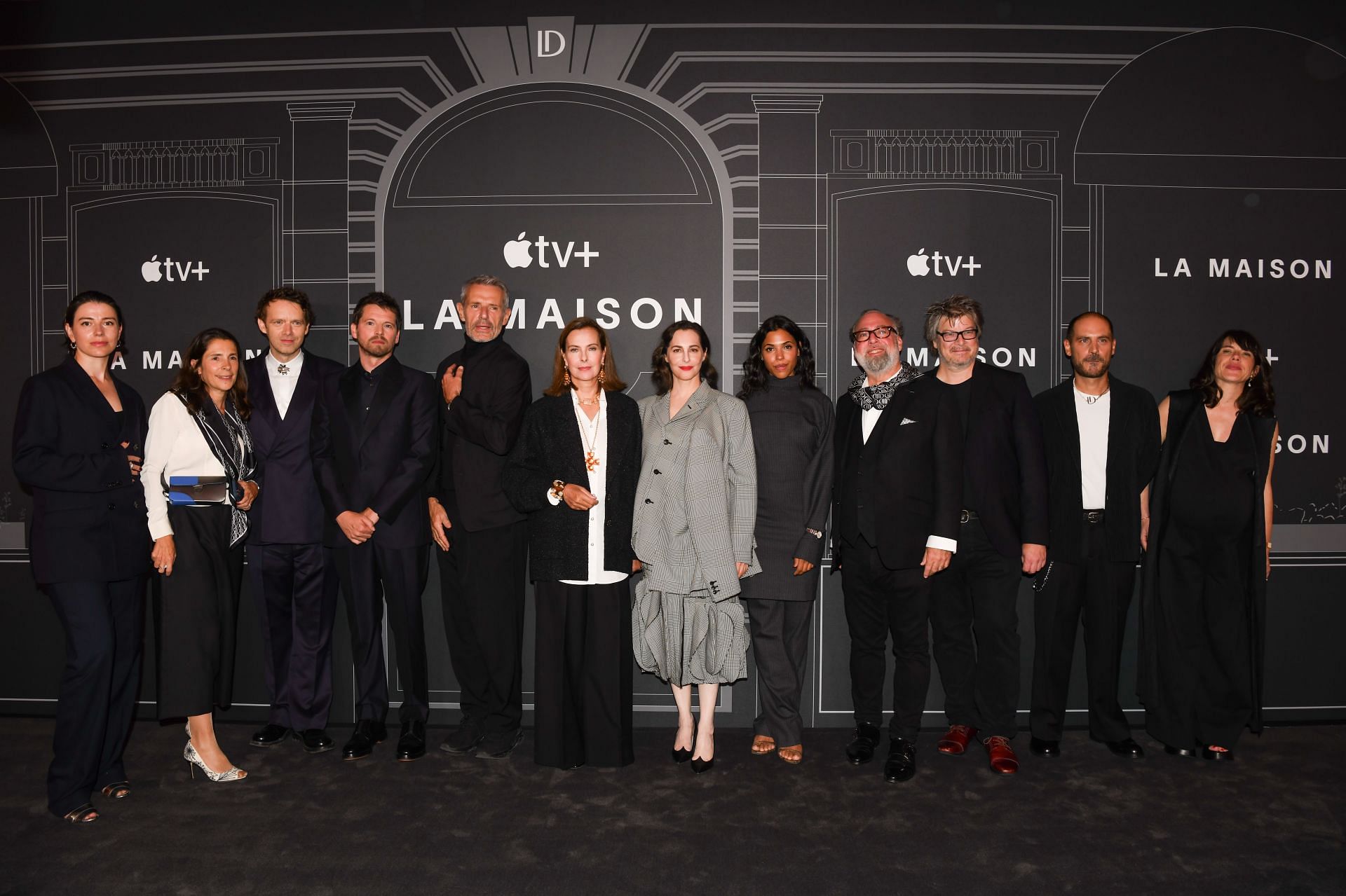 The cast and crew of La Maison on Apple TV Plus(Image via Getty)