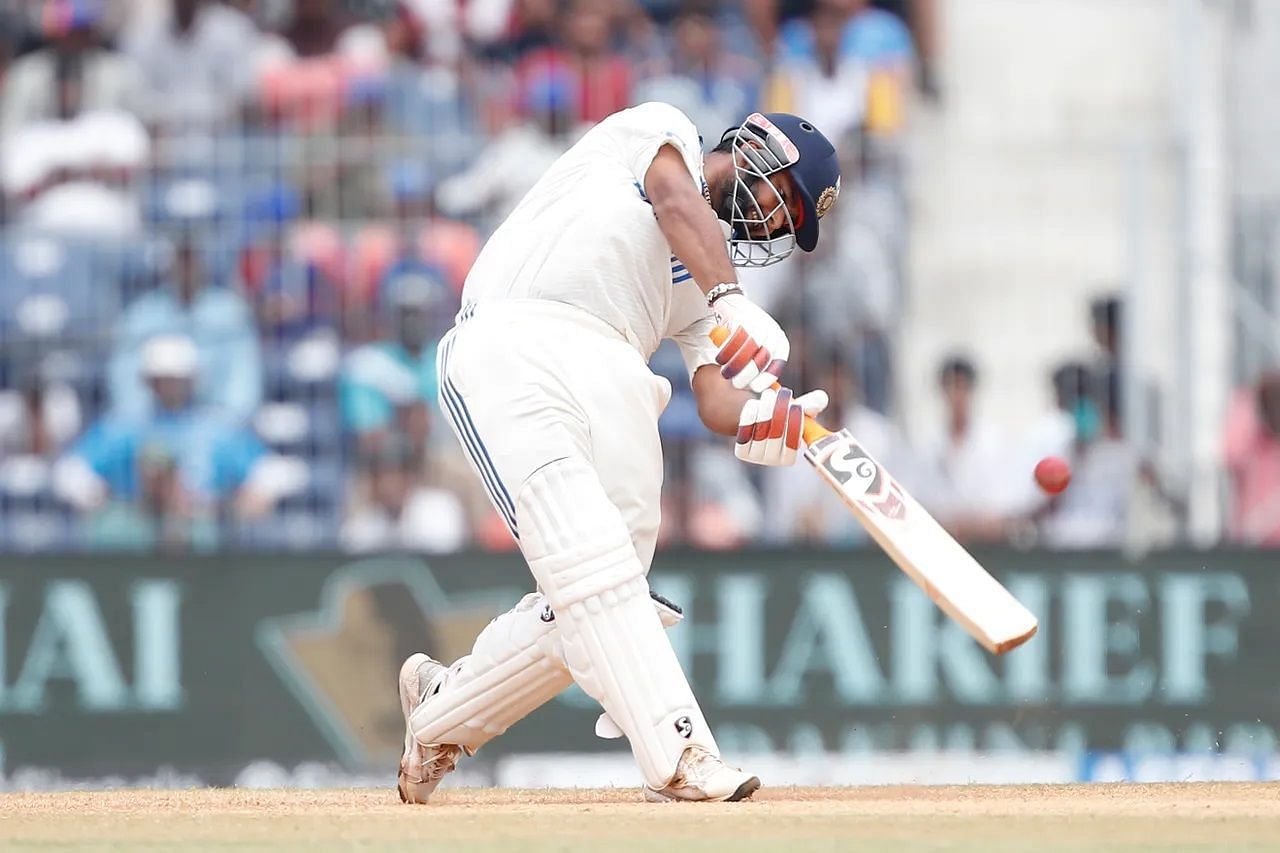 Rishabh Pant struck 13 fours and four sixes during his innings. [P/C: BCCI]