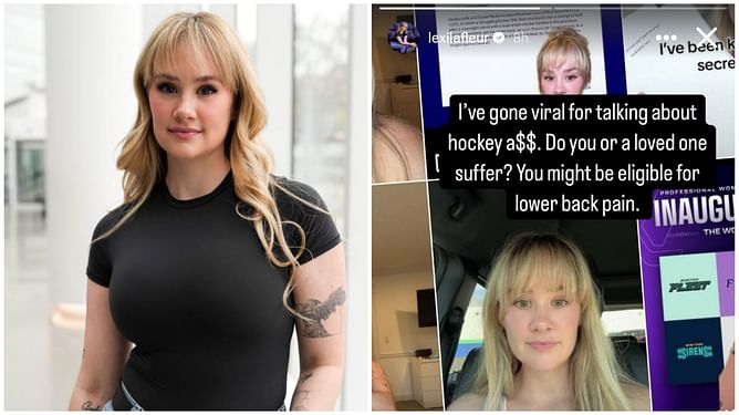 Ex-NHLer J.T. Brown’s wife Lexi LaFleur's hilarious TikTok on hockey players' "big & b**tylicious" b*tts goes viral