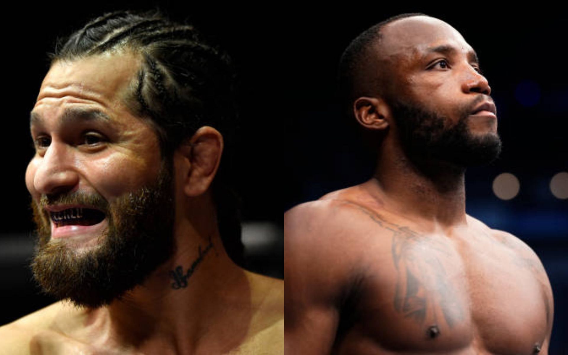 Jorge Masvidal (left) claims Leon Edwards (right) doesn