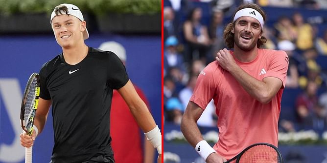 WATCH: Stefanos Tsitsipas and Holger Rune try their hand at traditional 'Taiko' drums in Tokyo, perform synchronized tune ahead of Japan Open 2024