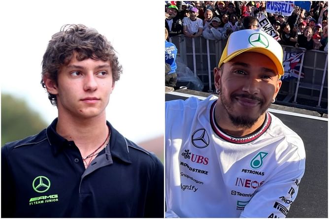 "I have no doubt you'll bring a lot to the team": Lewis Hamilton congratulates Kimi Antonelli on being promoted to Mercedes as his replacement