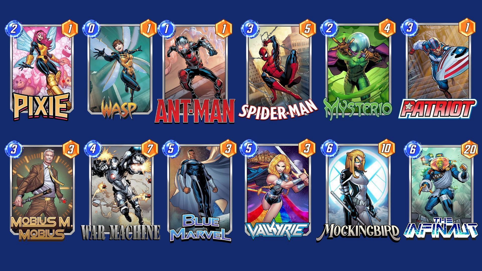 The War Pixie Deck in Marvel Snap (Image via Nuverse)