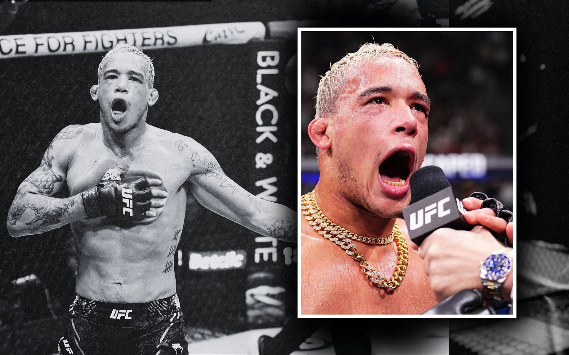 Bryan Battle secured an impressive victory at UFC Paris. [Images courtesy; Getty Images]