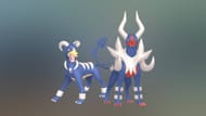 Shiny Houndoom and Mega Houndoom (Image via TPC)