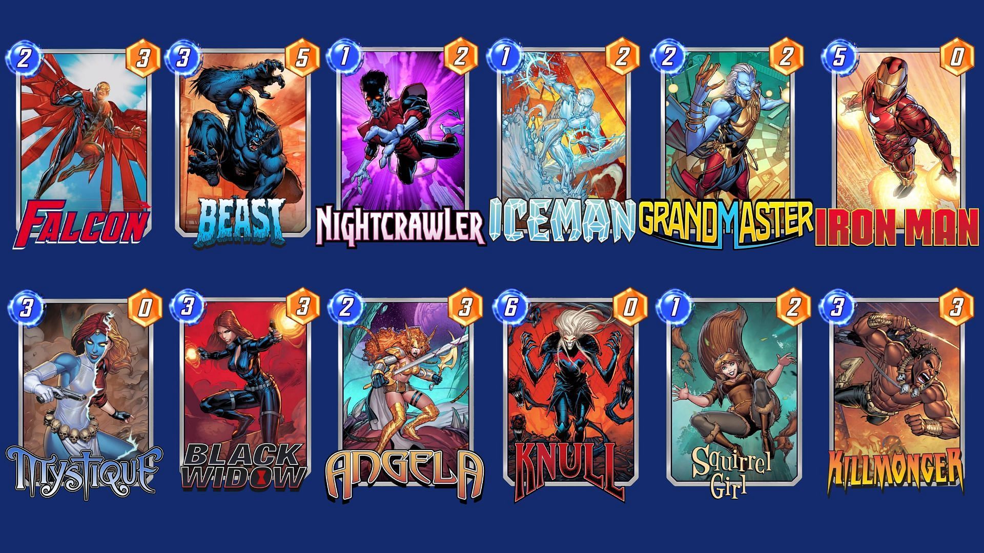 The Grand Master Bounce Deck in Marvel Snap (Image via Nuverse)