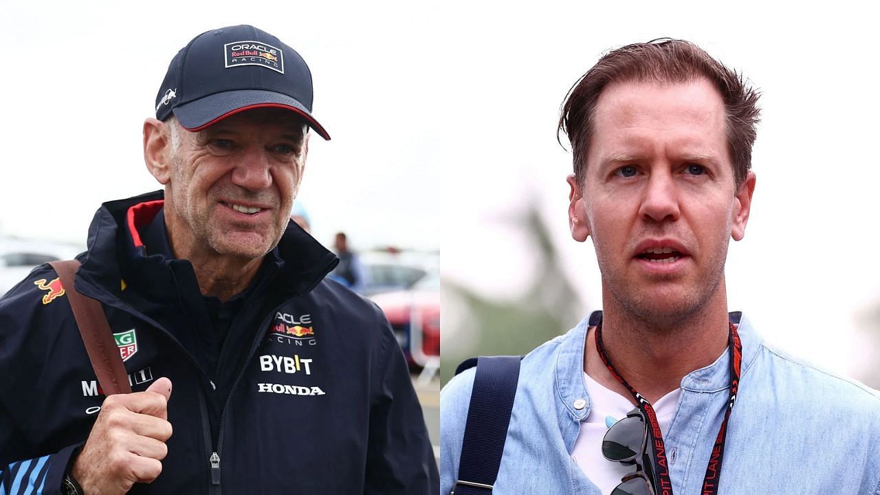 Adrian Newey and Sebastian Vettel (Images via Getty)