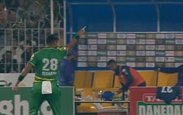 [Watch] Shahnawaz Dahani runs towards opposition team's dugout to celebrate a wicket in Champions One-Day Cup 2024 final