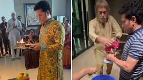 ‘भगवान’ के हाथ में भगवान...; गणेश विसर्जन के इस खास तरीके से सचिन तेंदुलकर ने जीता दिल