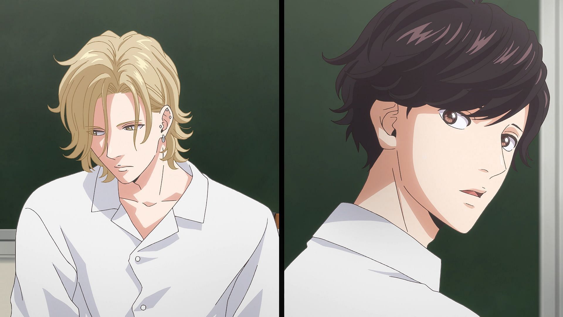 Mao and Hisashi in the closing scenes (Image via Studio Deen)