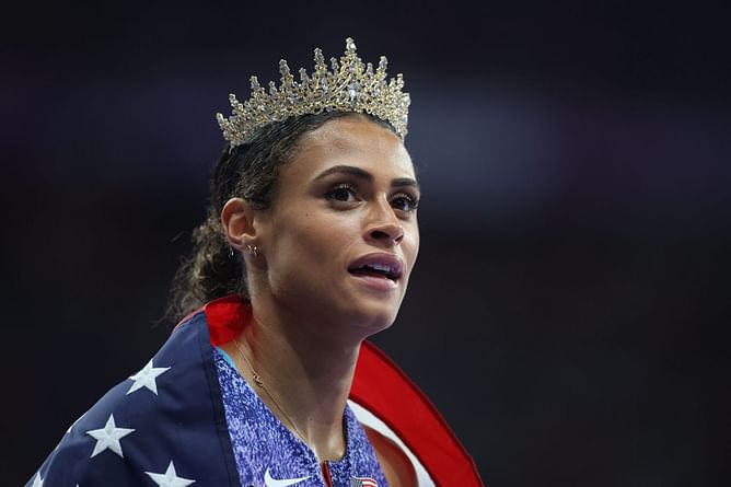 WATCH: Sydney McLaughlin-Levrone flawlessly performs under the leg trick with professional juggling clubs following record-breaking 2024 season