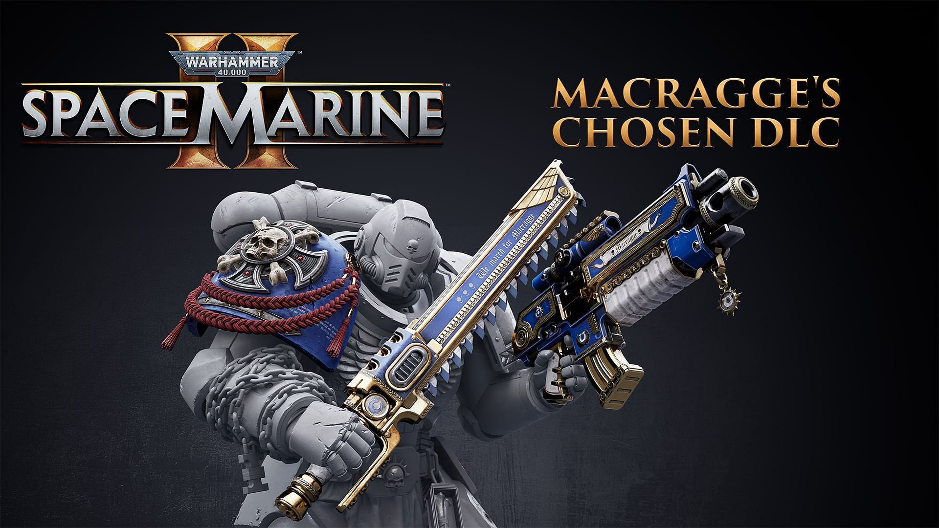 Macragge&rsquo;s Chosen DLC cosmetics (Image via Focus Entertainment)