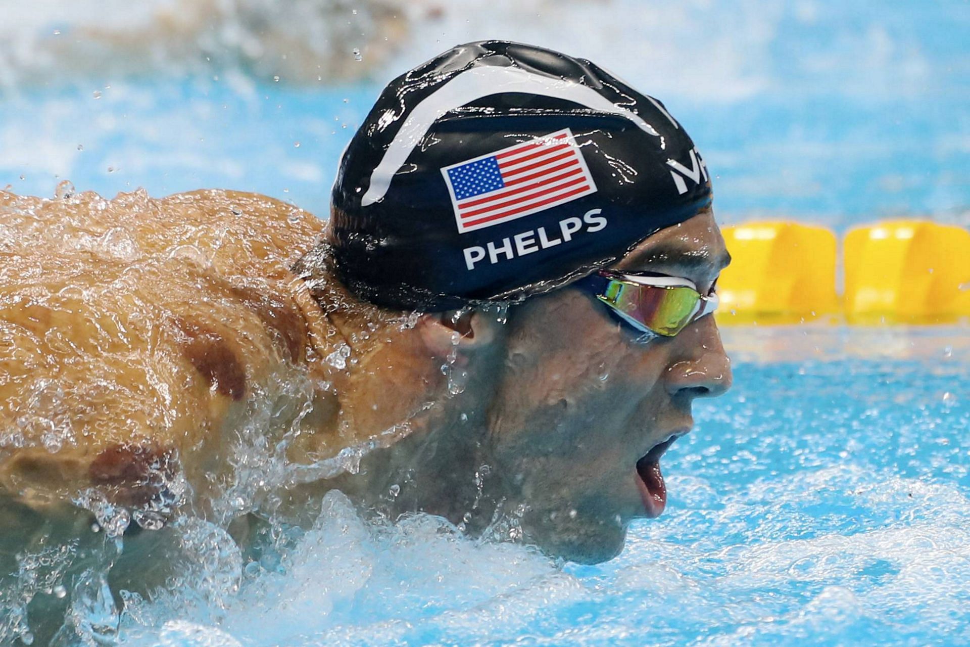 Michael Phelps at the Rio Olympics (Photo by Xavier Laine/Getty Images)