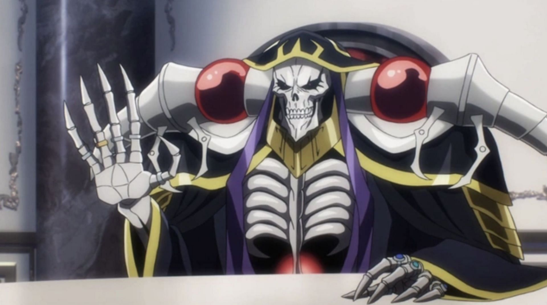 Ainz Ooal Gown as seen in anime (Image via Madhouse)