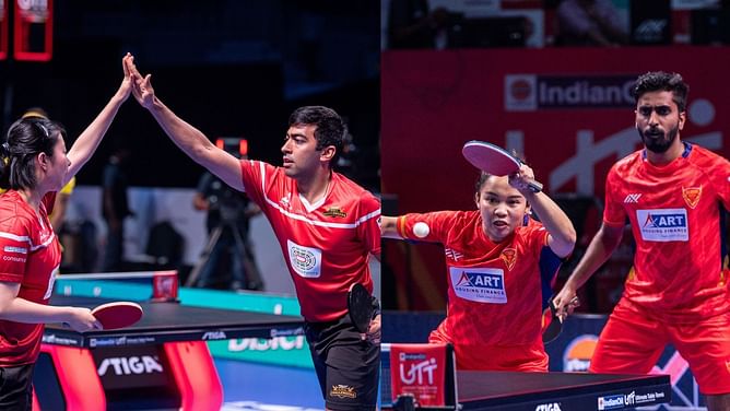 Ultimate Table Tennis 2024: Goa Challengers vs Dabang Delhi TTC head-to-head and prediction for Final of Season 5