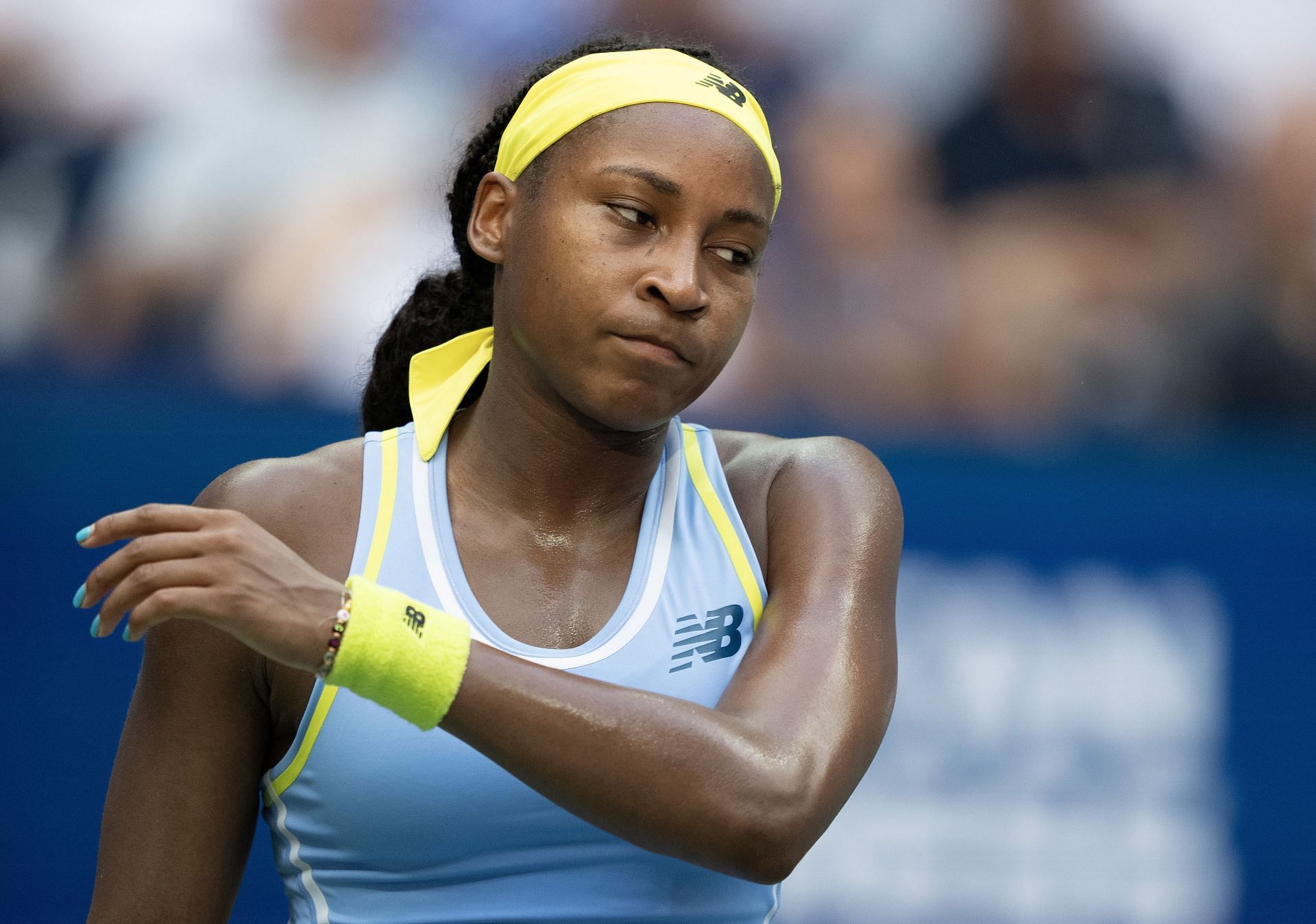 Coco Gauff pictured at the 2024 US Open | Image Source: Getty