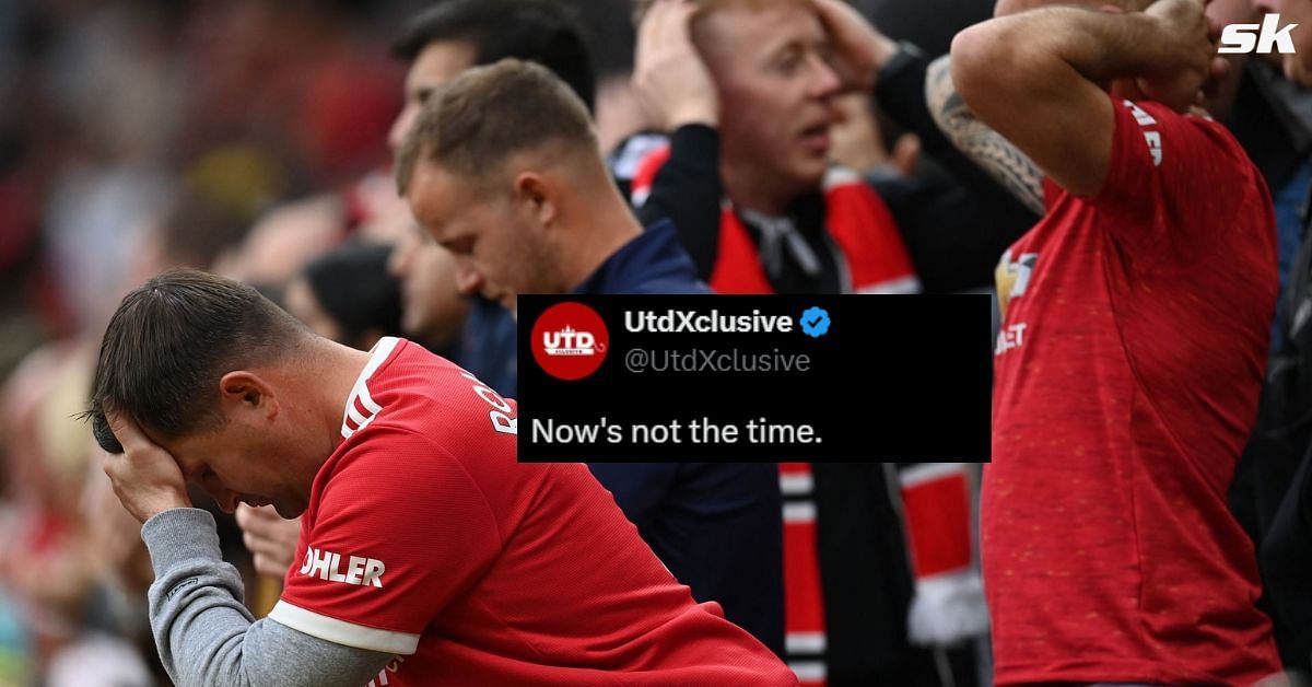 Fans unhappy with Manchester United star