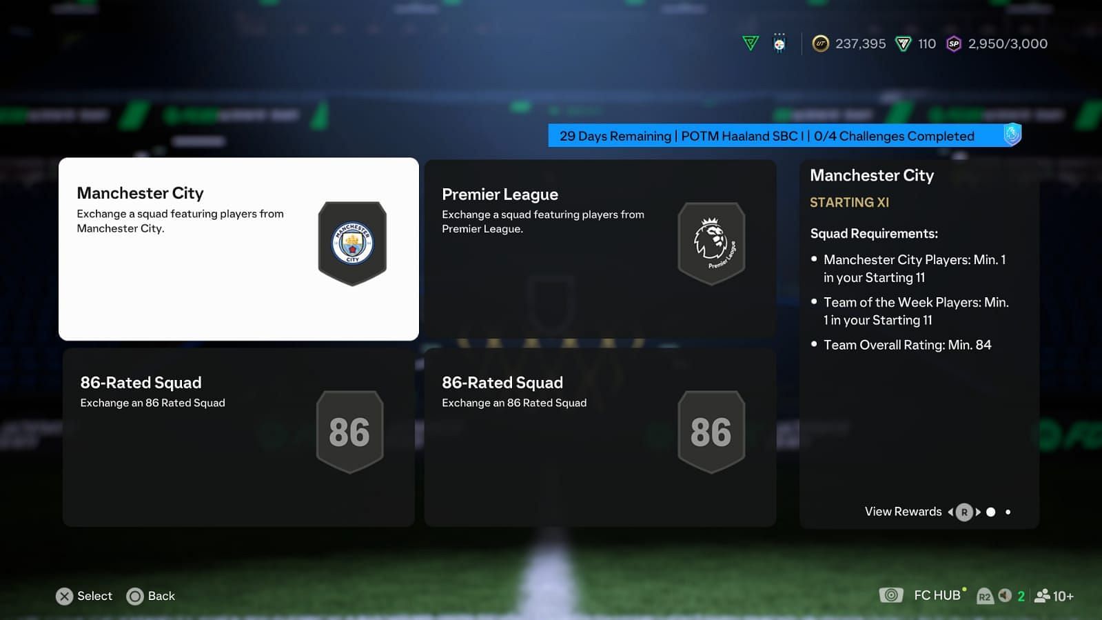 These are the requirements for the first SBC (Image via EA Sports)