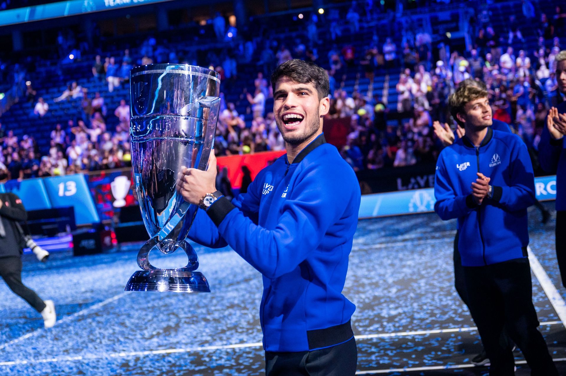 Carlos Alcaraz at the 2024 Laver Cup [Source: Getty]