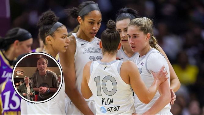 Watch: A'ja Wilson and Las Vegas Aces players join the viral 'just give me my money' trend