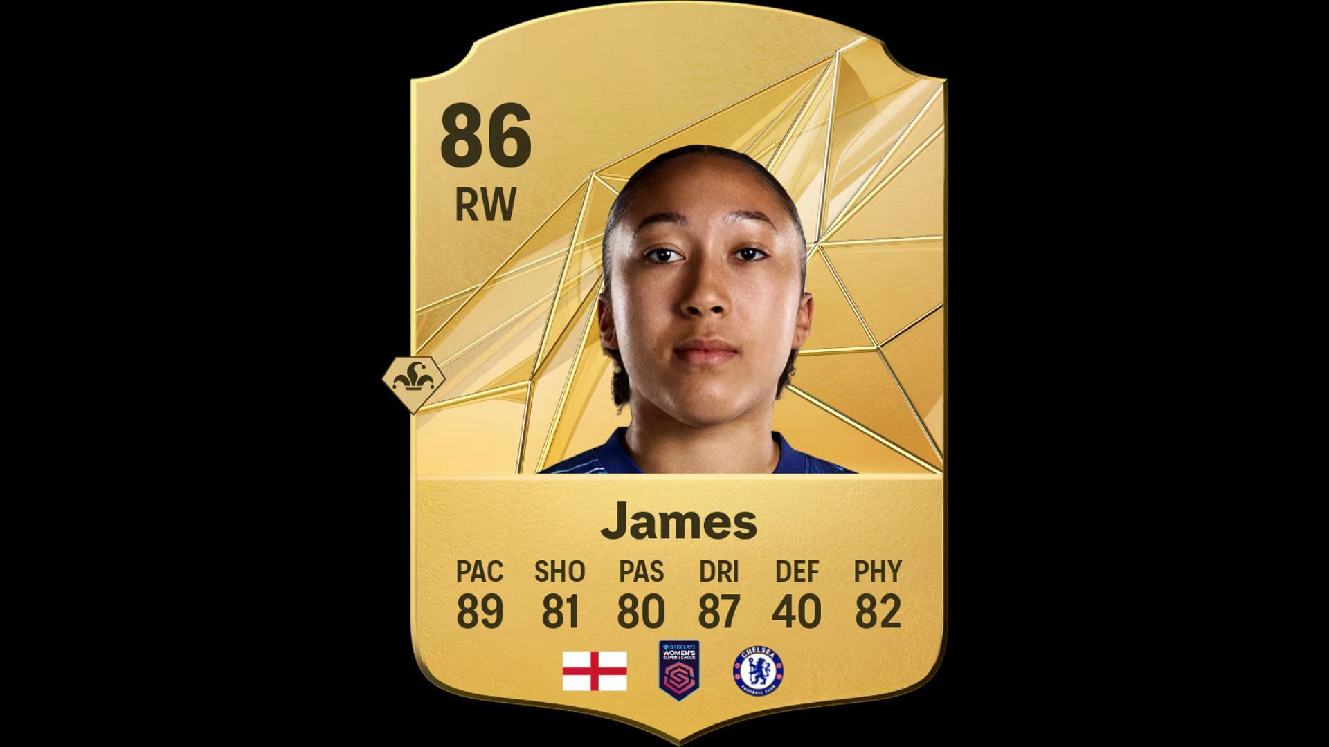 James&#039; FC 25 card (Image via EA)