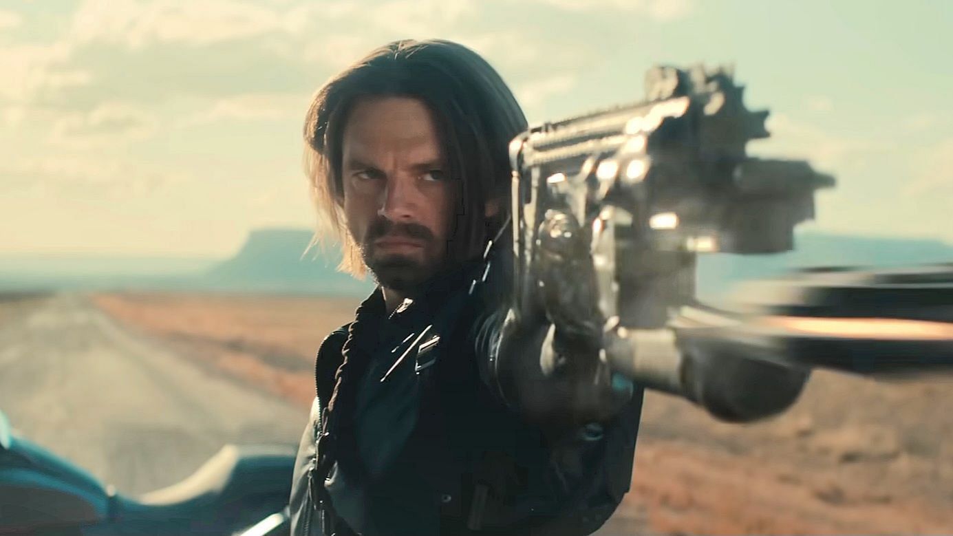 Sebastian Stan as James &quot;Bucky&quot; Barnes in a still from Thunderbolts*