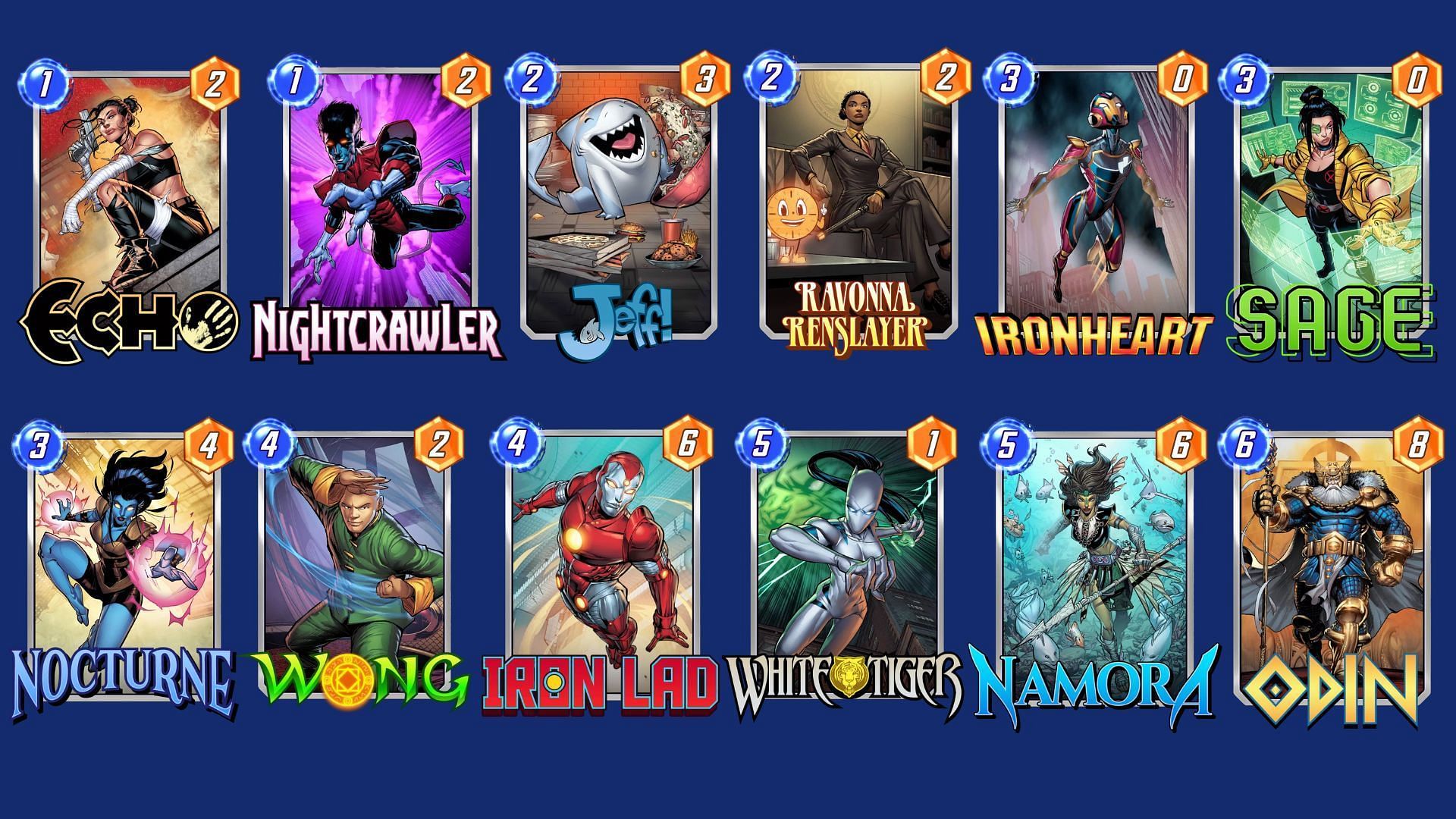 Wong Namora Combo is a great Marvel Snap Namora deck you can try (Image via Nuverse)