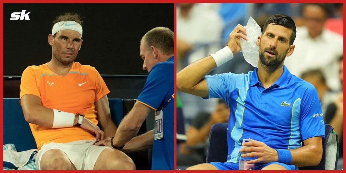 Rafael Nadal and Novak Djokovic have had an injury scares in 2024.