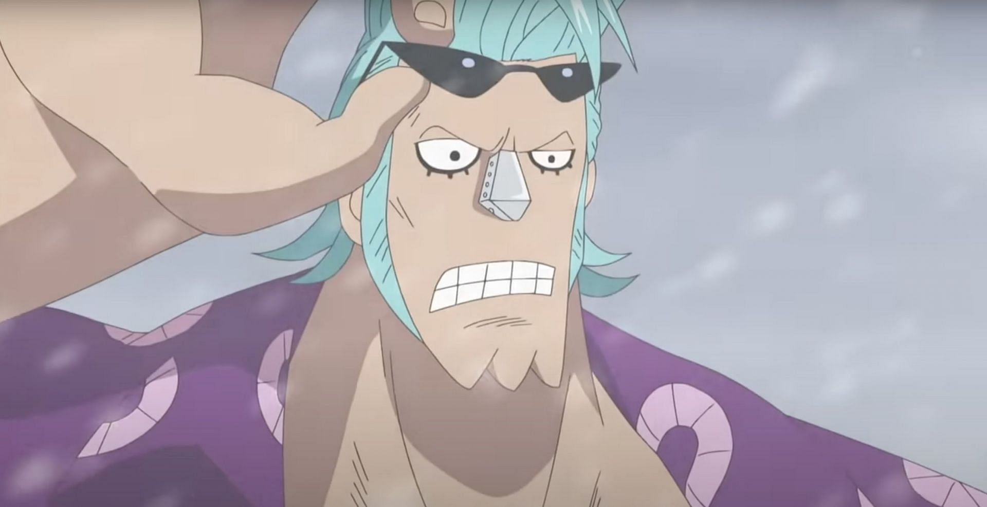 Franky as seen in anime (Image via Toei Animation)