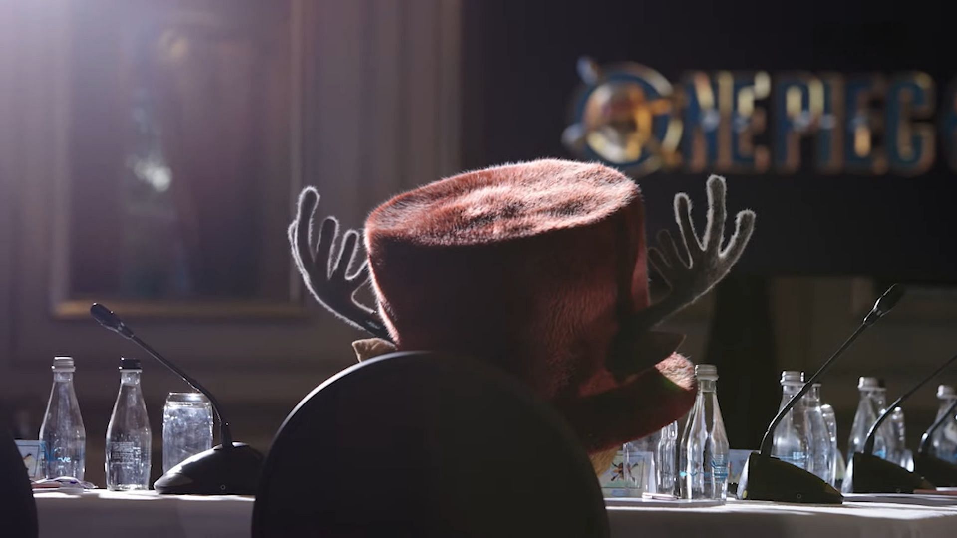 Tony Tony Chopper&#039;s tease in the One Piece Live Action promotional video (Image via Netflix)