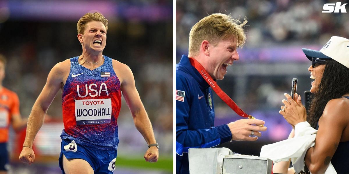 Hunter Woodhall won his maiden Paralympics gold (Source: Getty)