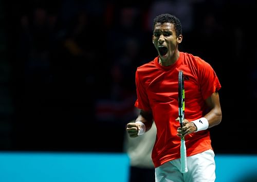 Felix Auger-Aliassime at the Davis Cup 2024. (Photo: Getty)