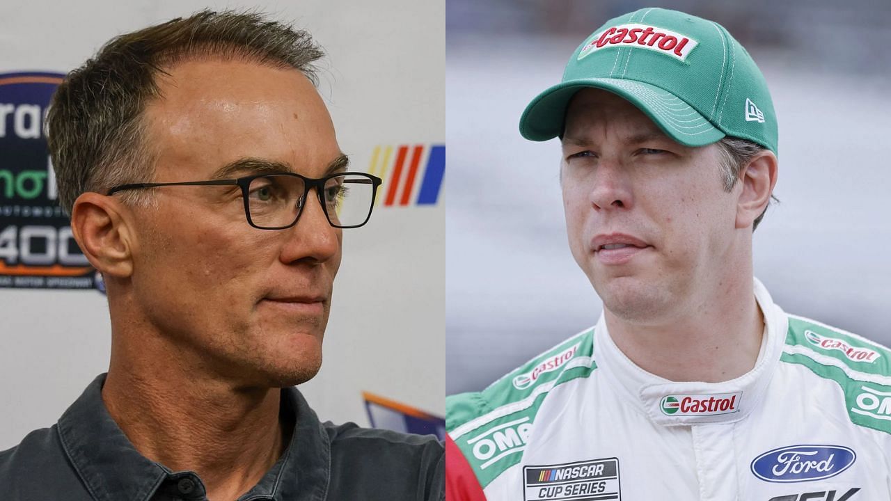 Kevin Harvick and Brad Keselowski (Images via Getty)