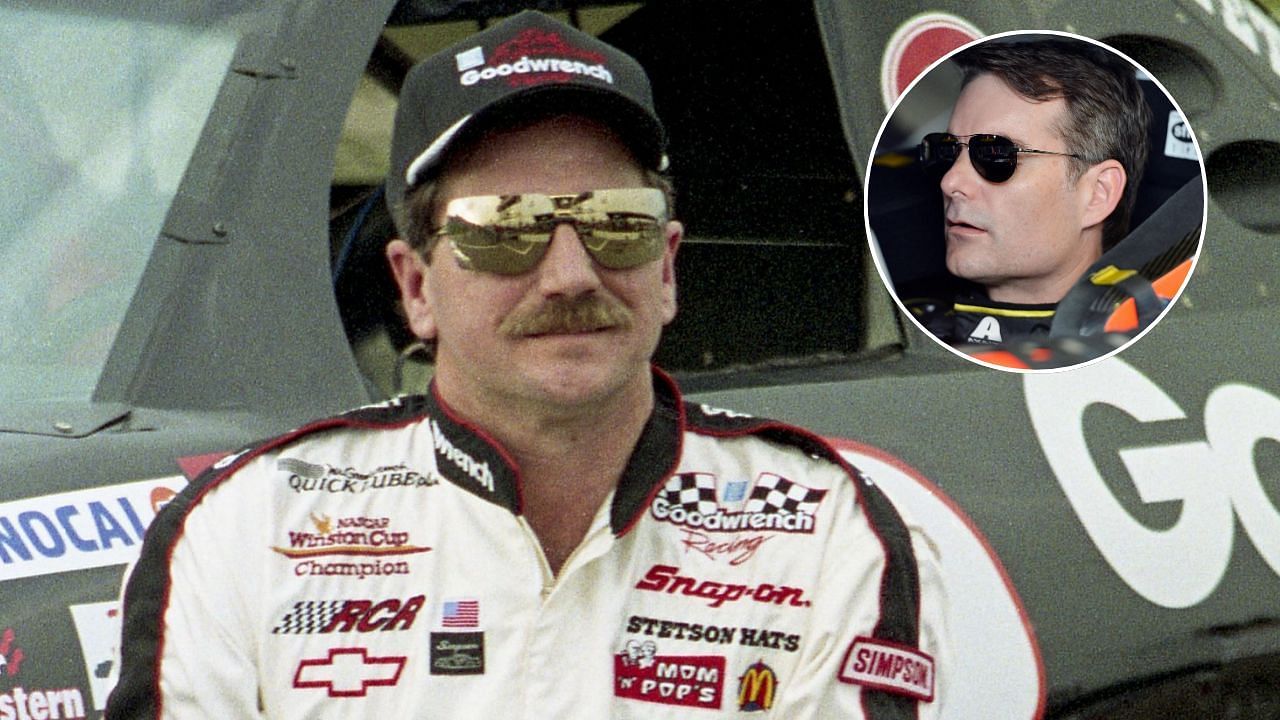 Dale Earnhardt Sr. and Jeff Gordon