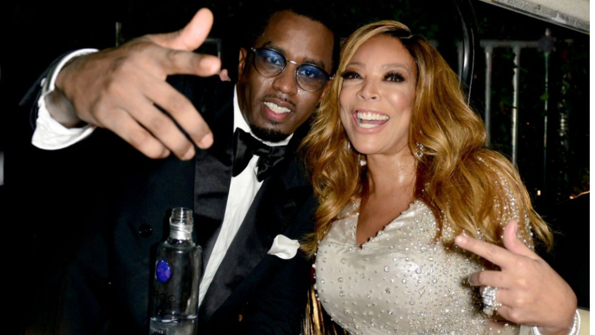 Diddy and Wendy Williams at Pitbull