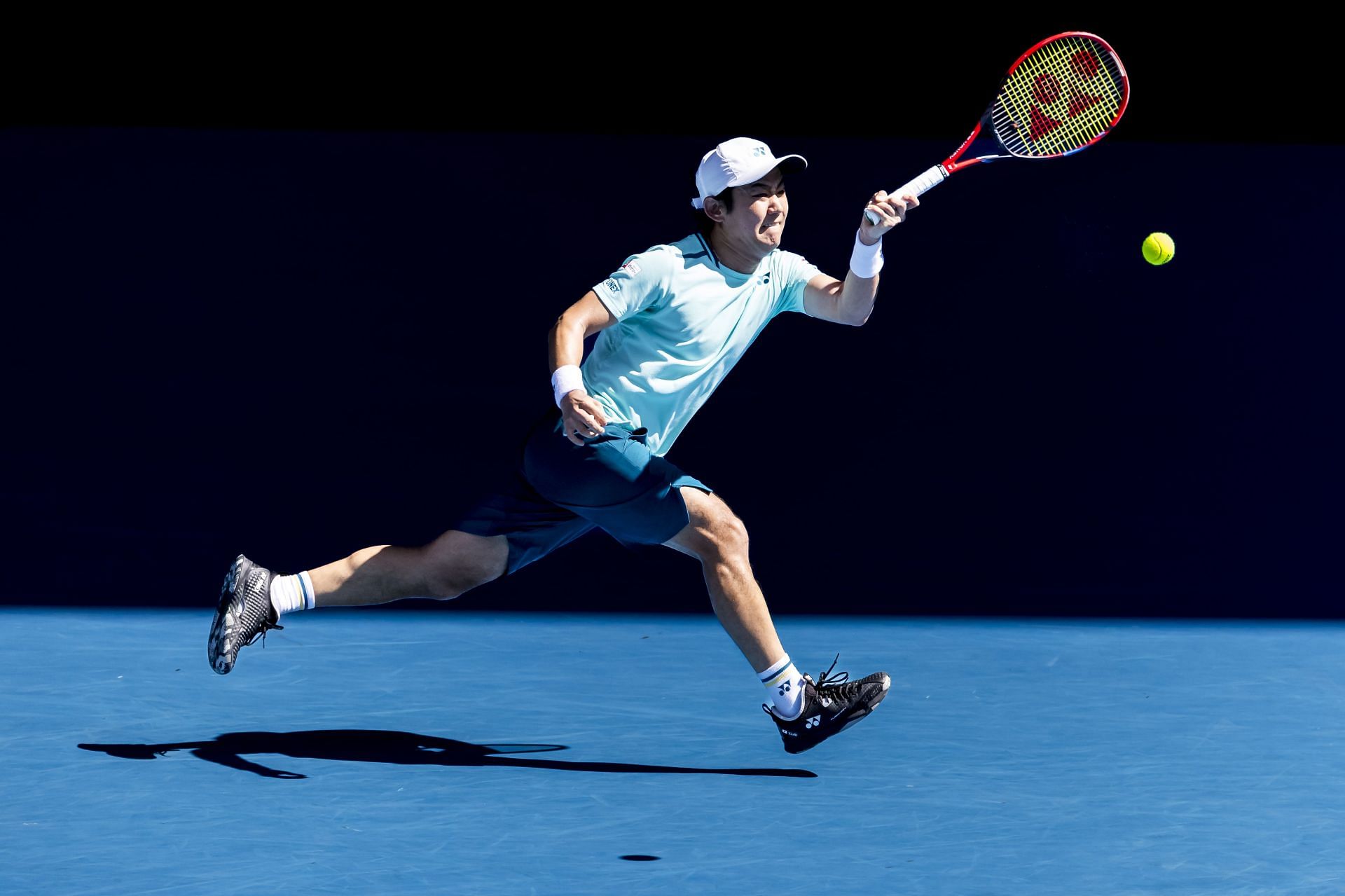 Nishioka at the Australian Open - Source: Getty