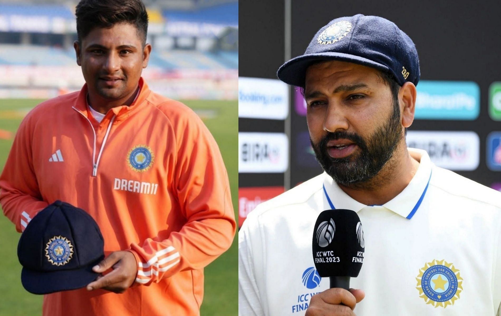 Sarfaraz Khan, Rohit Sharma