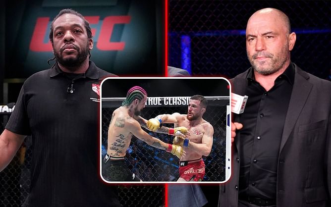 Herb Dean reacts to fan backlash stemming from Joe Rogan's Noche UFC criticism, addresses stopping Merab Dvalishvili in R1