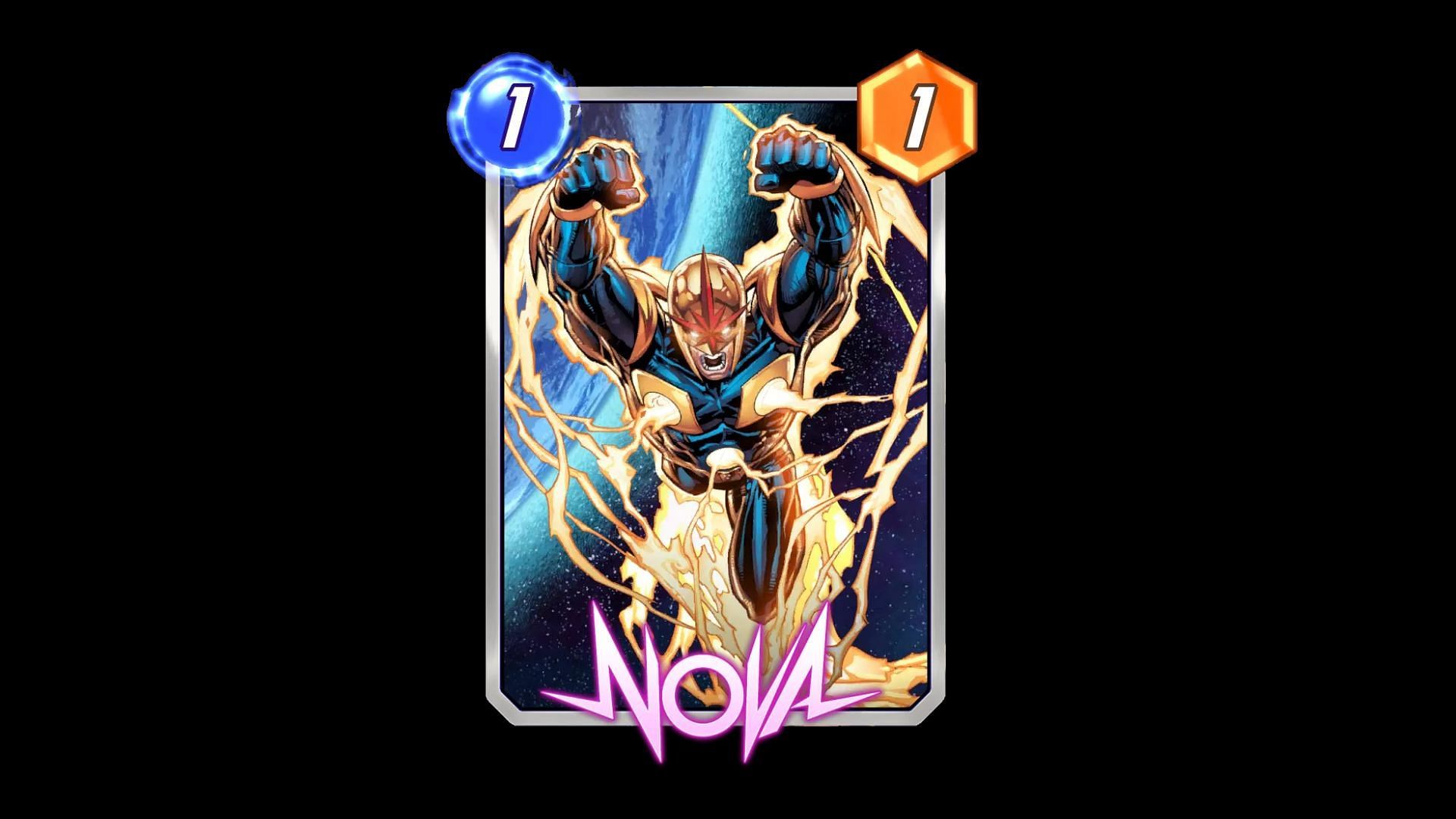 Nova is a staple card in every destruction-based card strategy in Marvel Snap (Image via Nuverse)