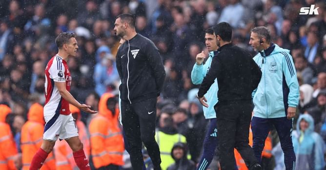 Report sheds light on what Arsenal forward Leandro Trossard told teammates after red card against Manchester City