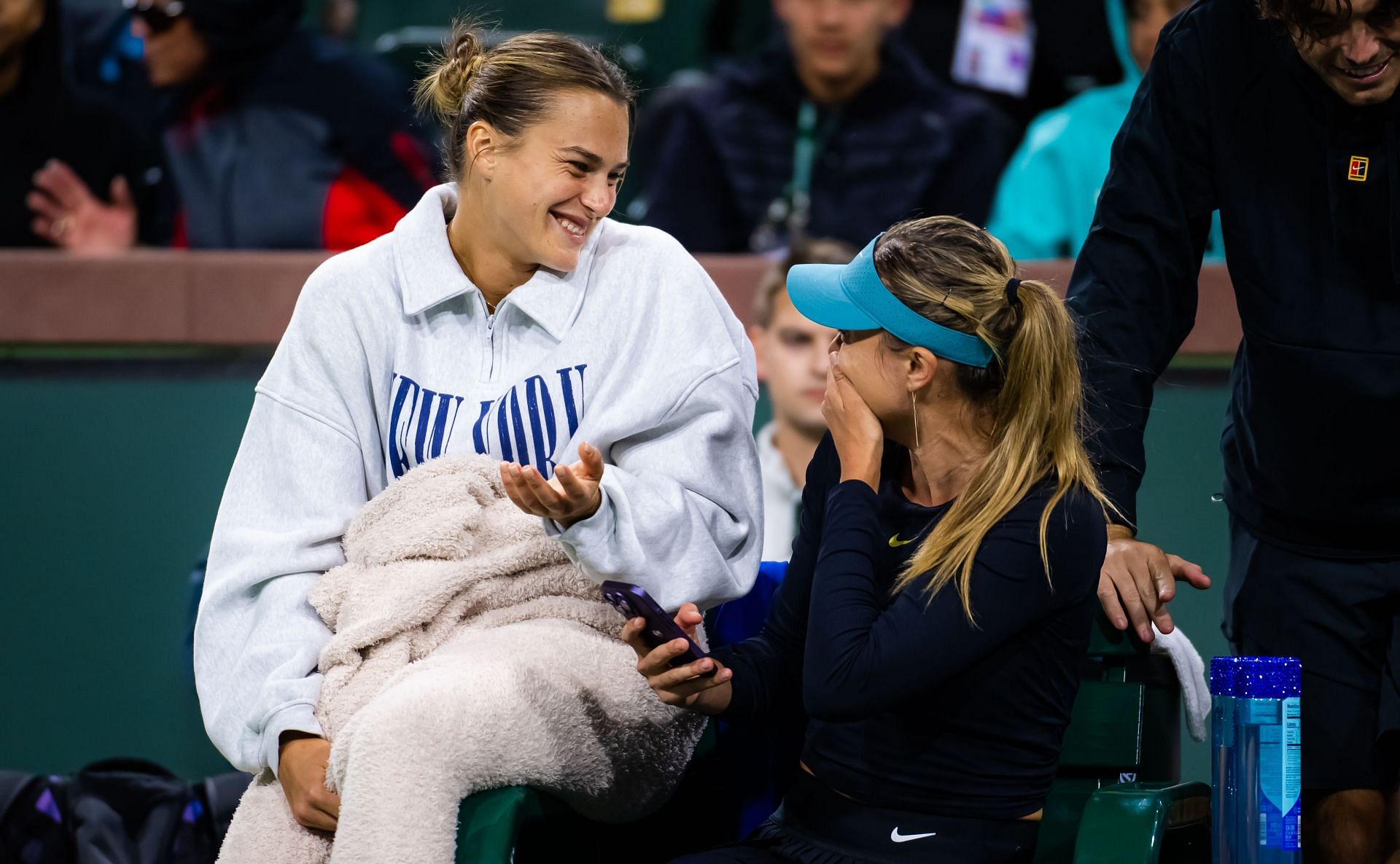 Aryna Sabalenka and Paula Badosa (Source: Getty)